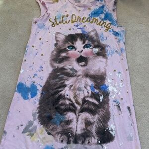 Pink Fun Kitten Nightgown